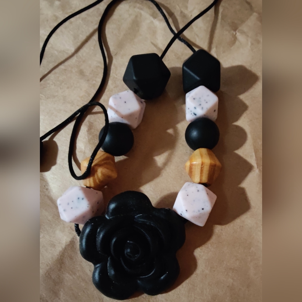Handmade Beaded Sensory Necklace